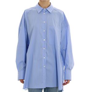 CAMICIA OVER AZZURRO